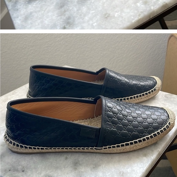 Lightly used GUCCI Microguccissima Leather Espadrille size 39 - Picture 5 of 7